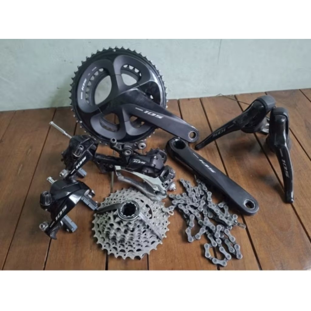 Grupset shimano 105 r7000 rimbrake BARU speed 2x11 claris sora tiagra ultegra dura ace
