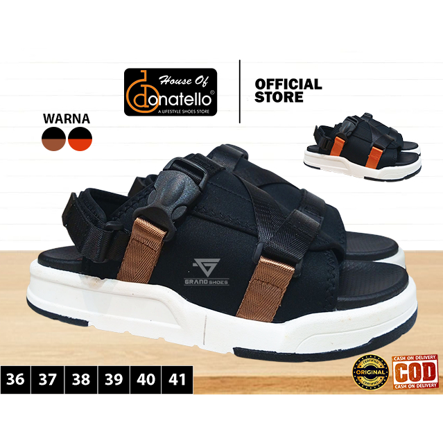 DONATELLO Sandal Tali vecro Sendal Fashion Terbaru Casual Wanita Perempuan Original