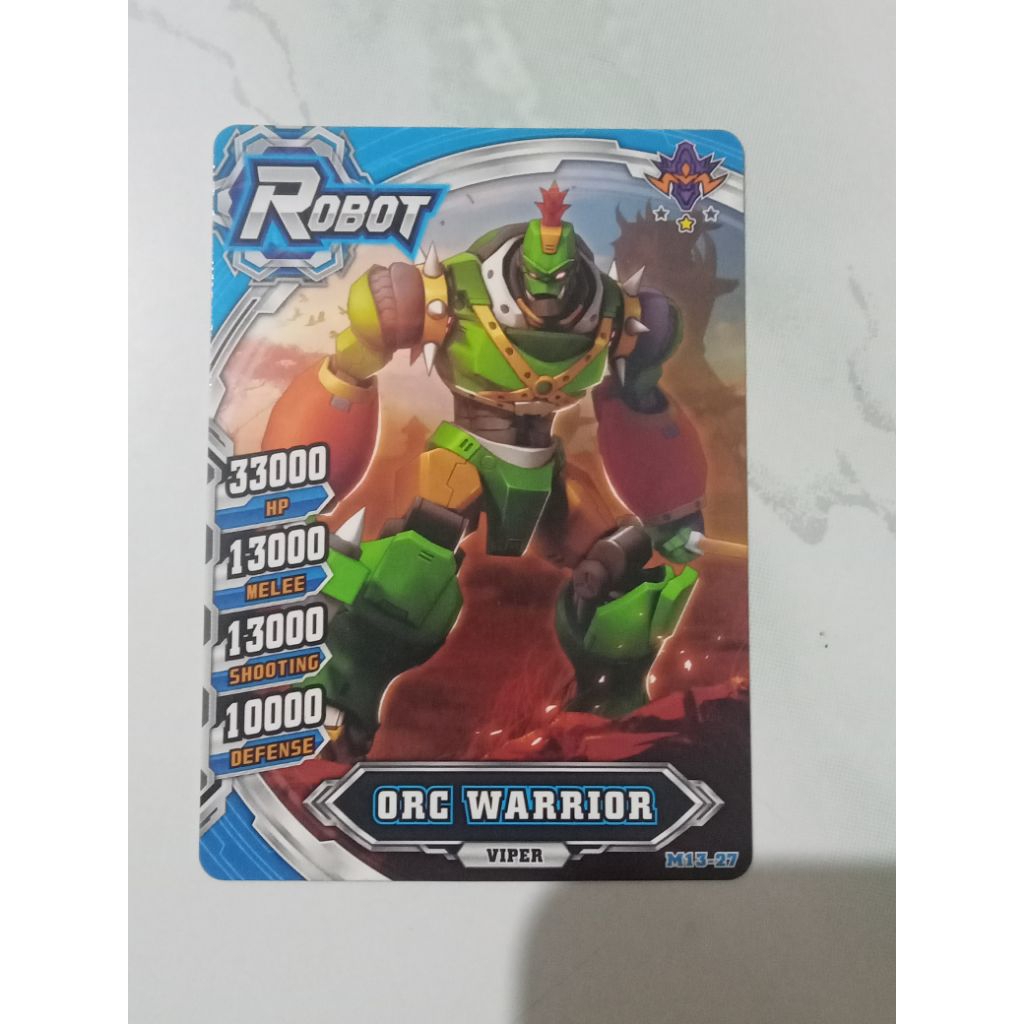 Kartu ori Hero of Robots Orc Warrior