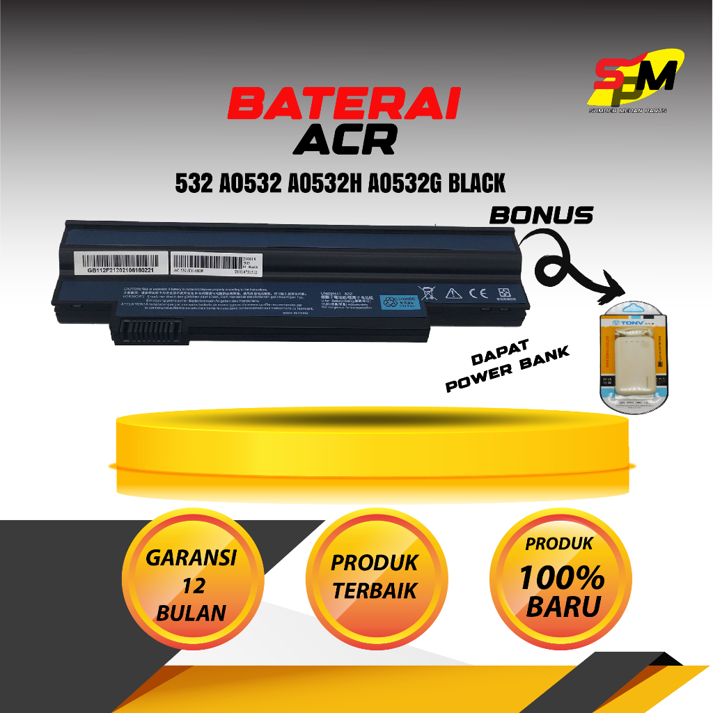 Baterai Acer 532 ao532 ao5324 ao532g