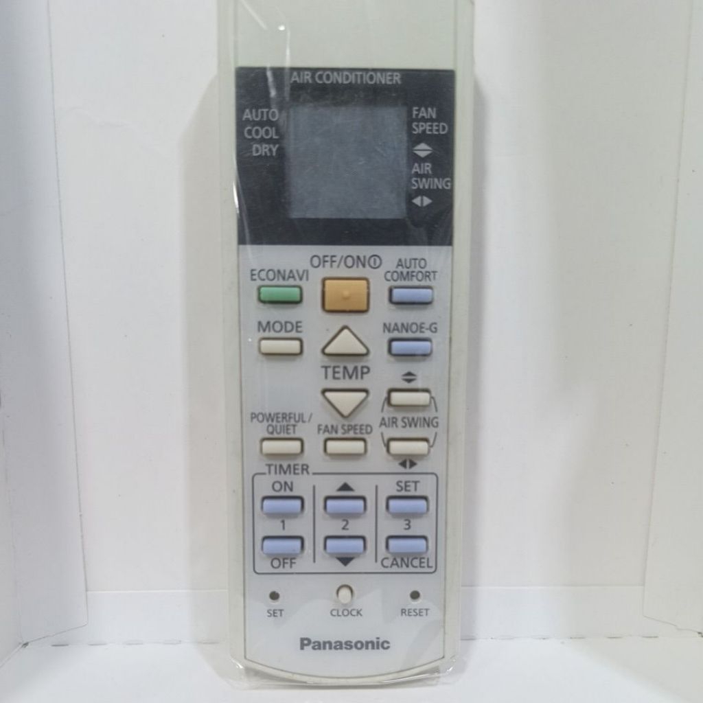 remote AC panasonic econavi auto comfort original