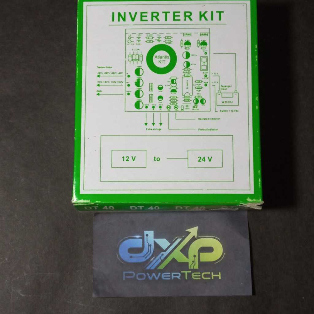 KIT INVERTER DC 12 VOLT TO DC 24 VOLT by LCR