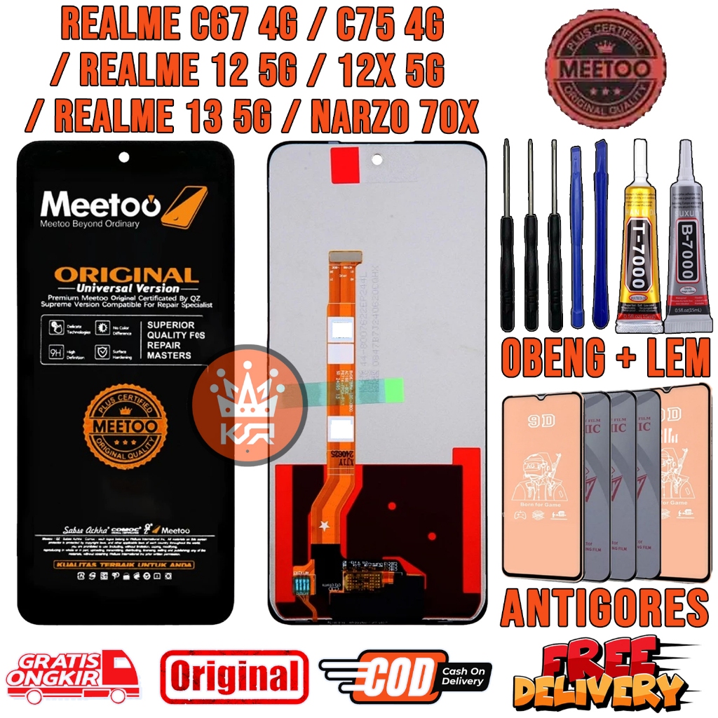 Lcd REALME C67 4G / C75 4G  / REALME 12 5G / REALME 12X 5G  / REALME 13 5G / NARZO 70X 5G Original O