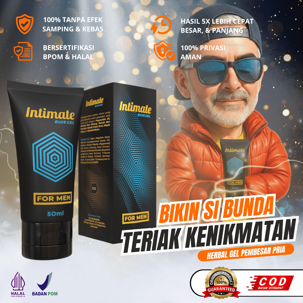 INTIMATE BLUE Pembesarpenis 100% Original Produk Pembesar Mr P Pria