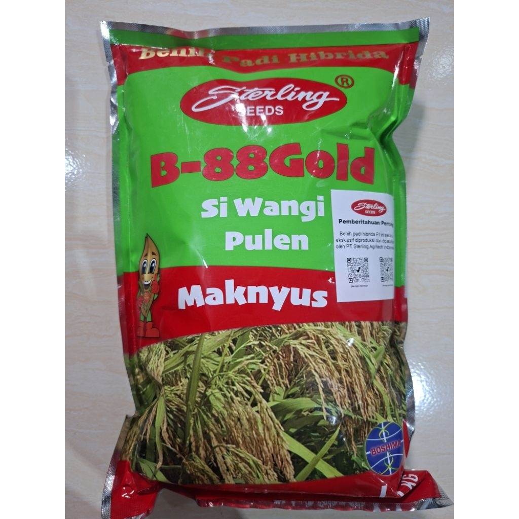 Benih Hibrida Padi Sterling B-88 GOLD 1 Kg