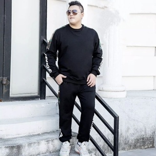 Baju dan celana Set Olahraga UNUS Pria Wanita Jumbo Fashion Santai Motif Kombinasi Loreng Army Keren