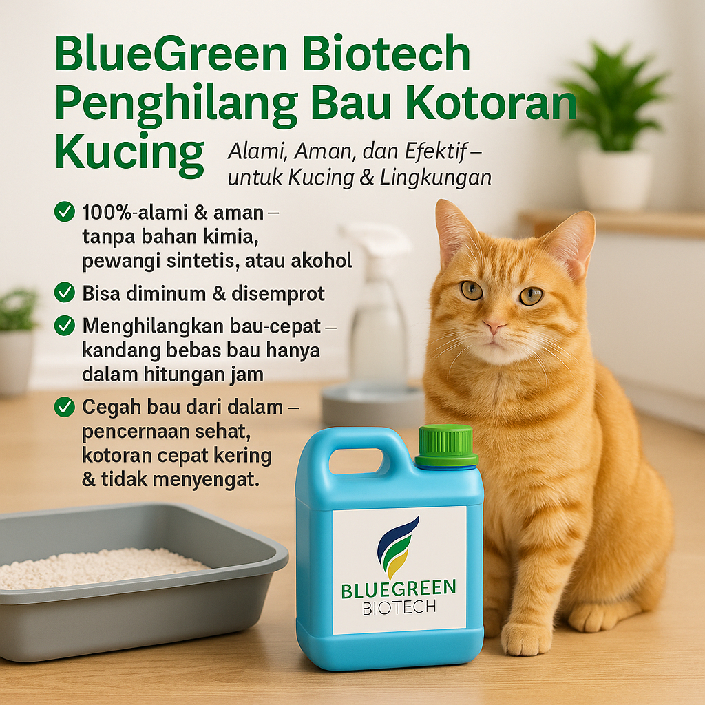 Penghilang Bau Kotoran Kucing