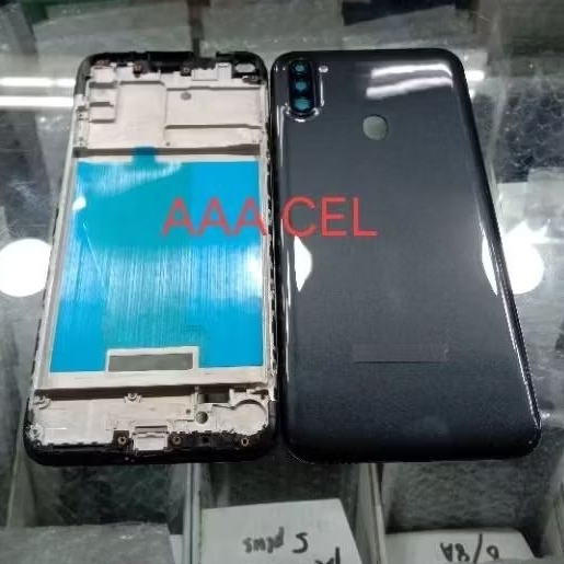 Kesing Haussing full set Backdoor + frame tatakan LCD samsung A11