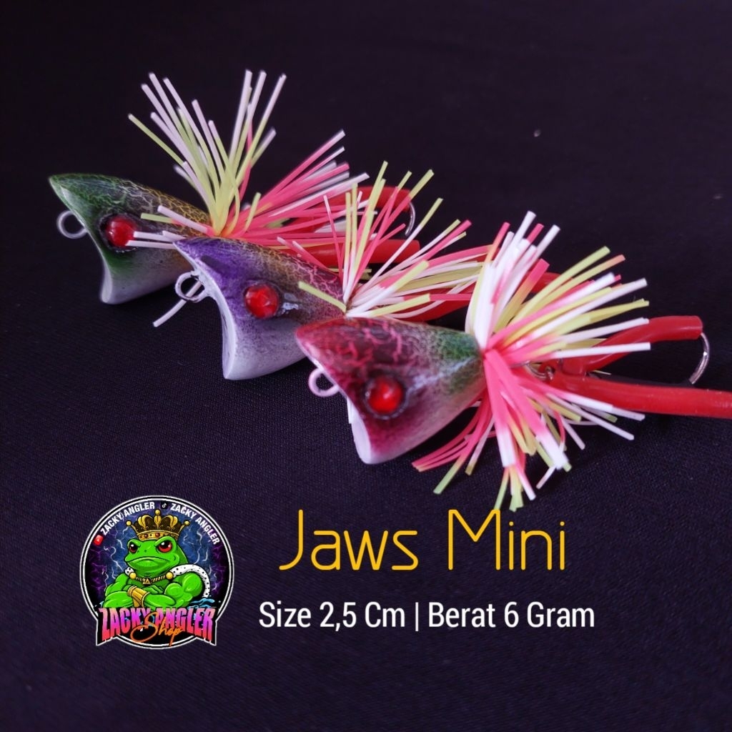 Jaws Mini 2,5 Cm Lure Umpan Casting Gabus