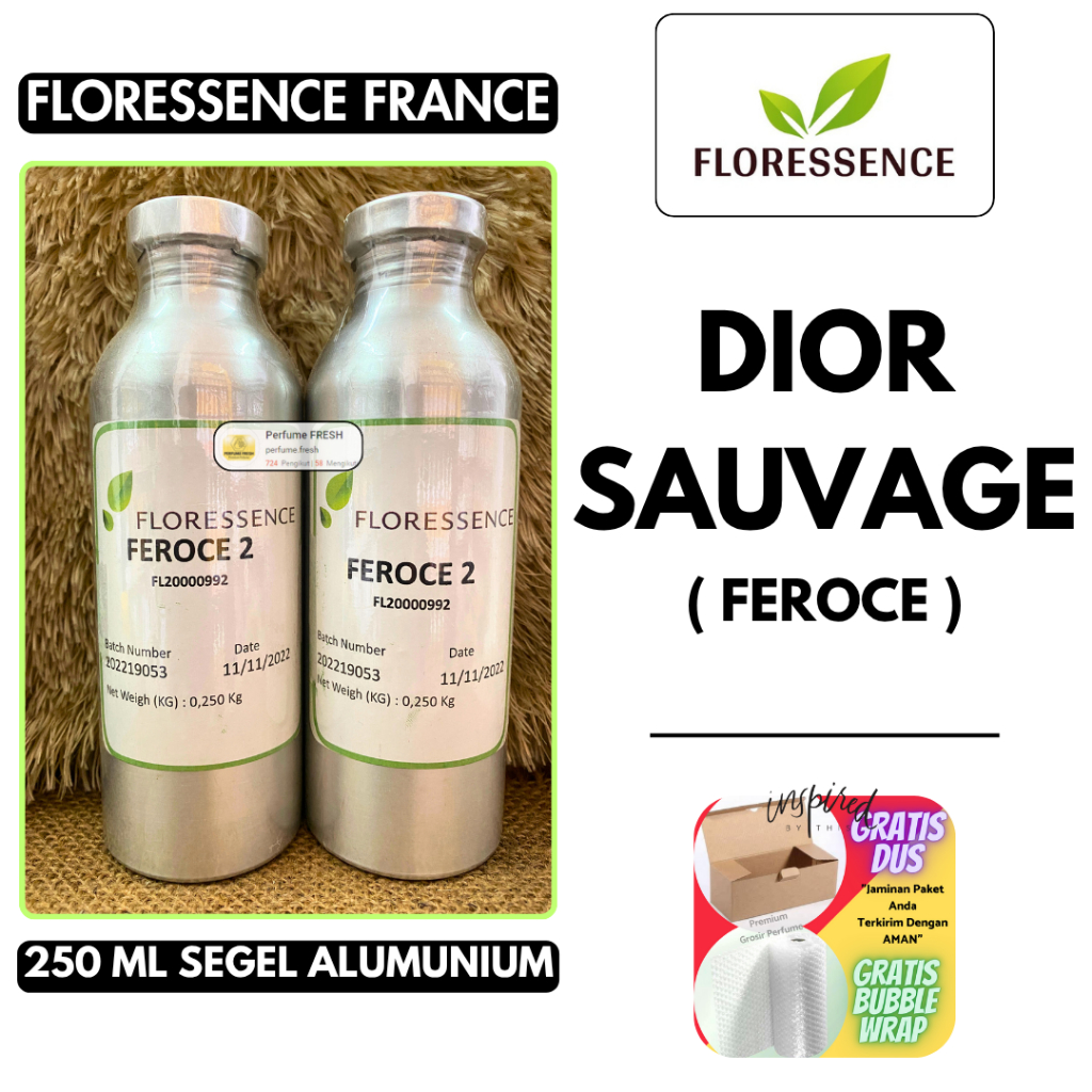 FEROCE 250 ML SEGEL Alumunium Bibit Parfum FLORESSENCE