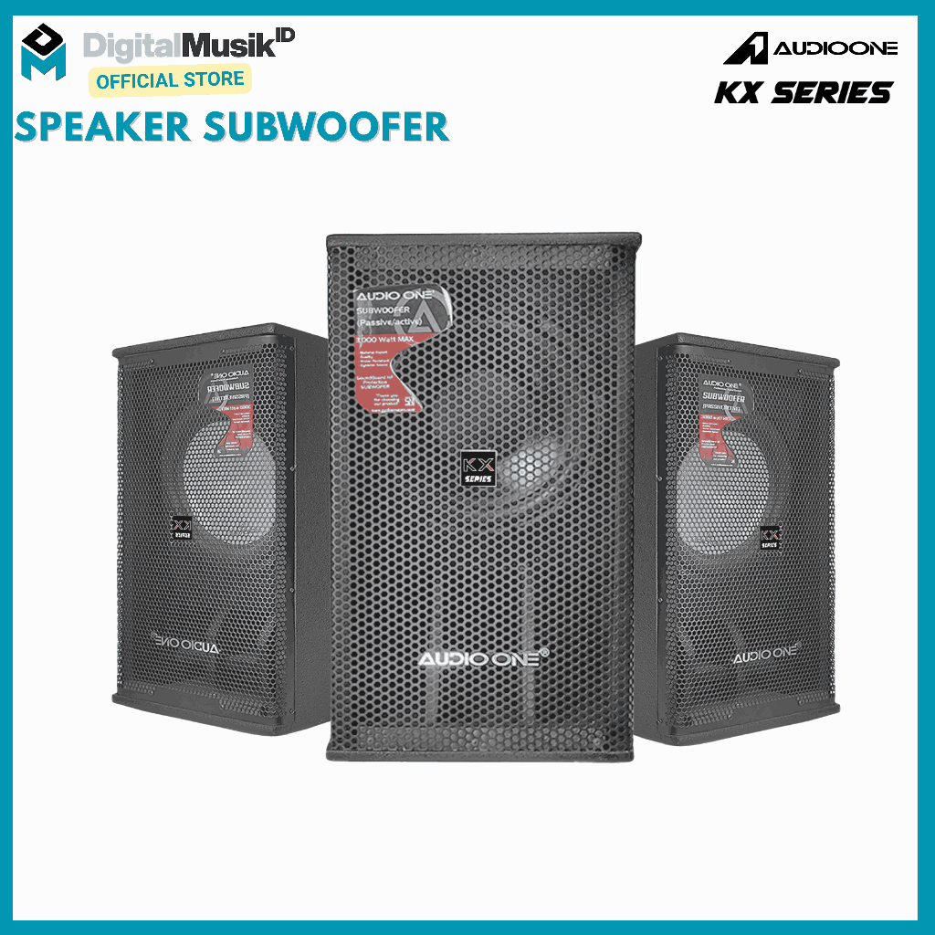 AUDIO ONE Subwoofer Aktif AUDIO ONE 12 inch KX 112 Bisa Untuk Karaoke Bergaransi | DIGITAL MUSIK