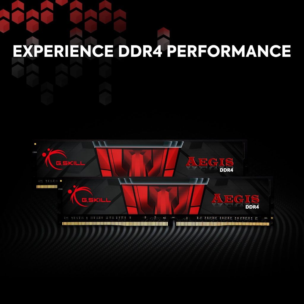 RAM G.SKILL Aegis DDR4 32GB (2x 16GB) 3200MHz F4-3200C16D-32GIS CL16 KIT Black