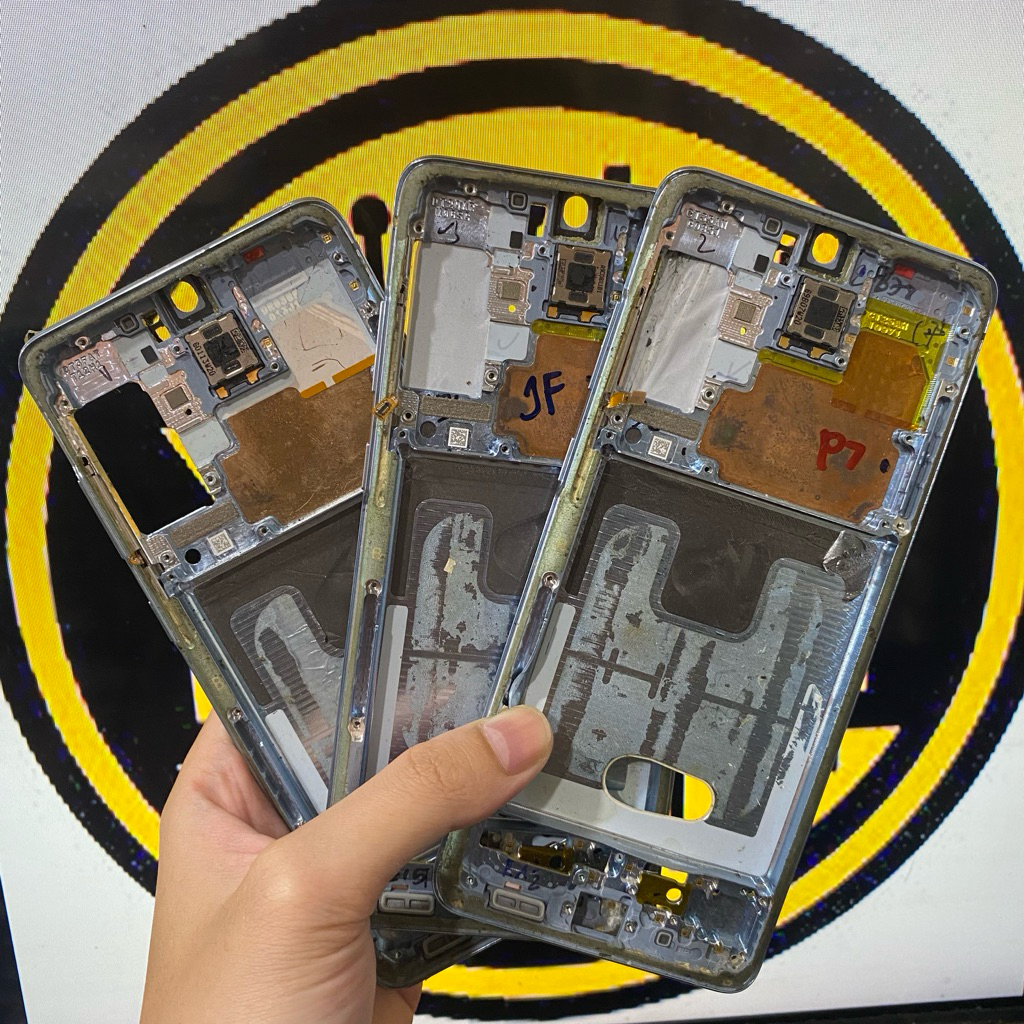 FRAME BEZEL TULANGAN LCD SAMSUNG S20 PLUS S20+ G985 ORIGINAL COPOTAN