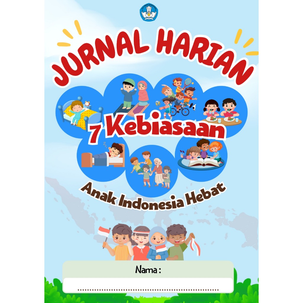 CETAK BUKU JURNAL 7 KEBIASAAN ANAK INDONESIA HEBAT