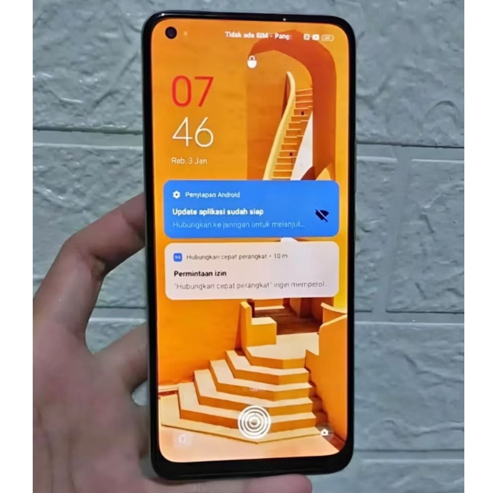 LCD Ori Asli Copotan Realme 7 Pro Fullset Touchscreen