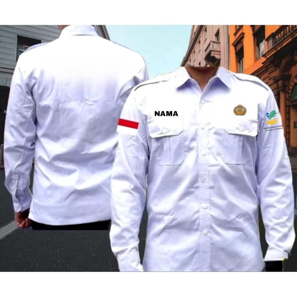 terbaru kemeja PKH baju PKH seragam PKH pdh PKH baju kerja PKH kemeja kerja PKH kemeja KEMENSOS sela