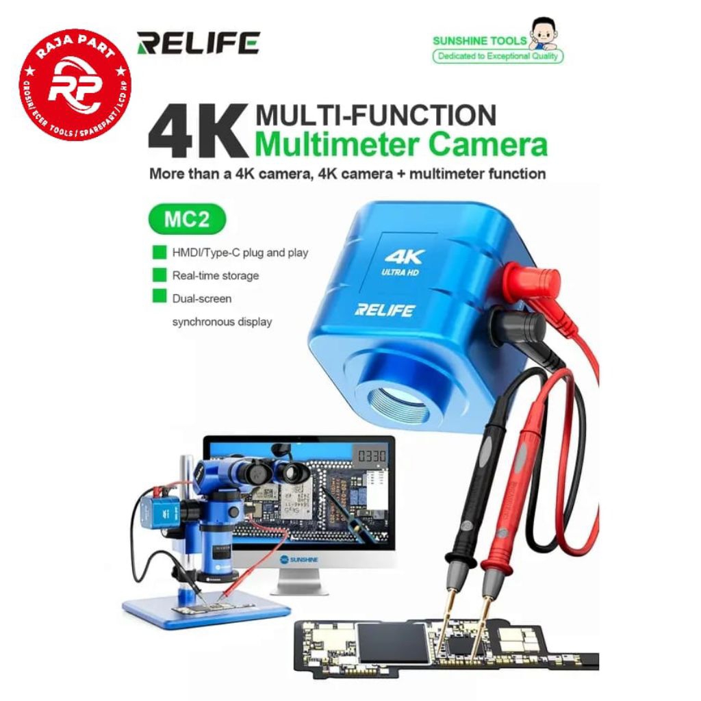 CAMERA MULTIMETER RELIFE 4K HD MC2