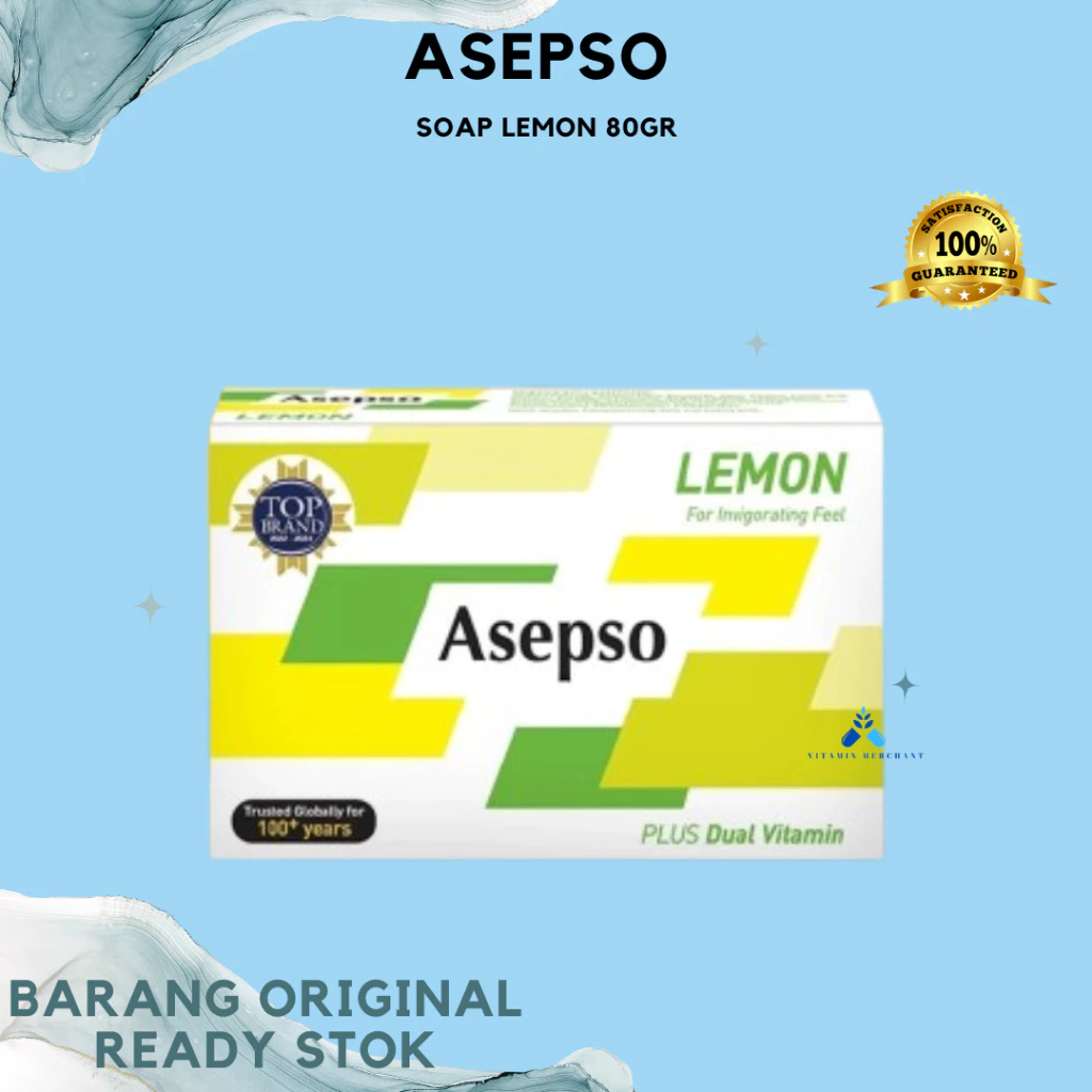 Sabun Asepso Kuning Sulphur - Batang 80 gr / Untuk Kulit Berjerawat atau Acne Skin