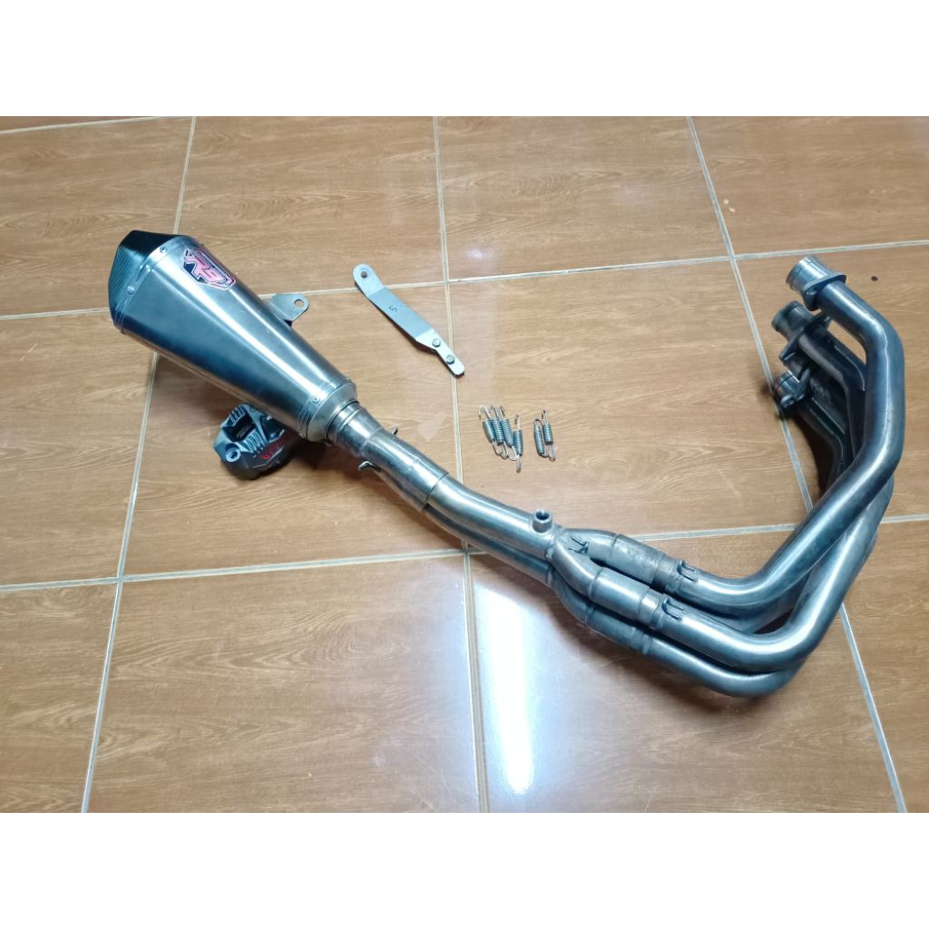 COD Knalpot R9 Zeta series Fullsistem ZX25R ZX25RR ZX4R original