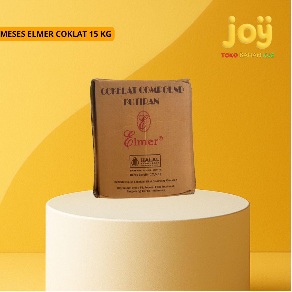 Elmer Meses Coklat Dark 12,5kg - KARTON
