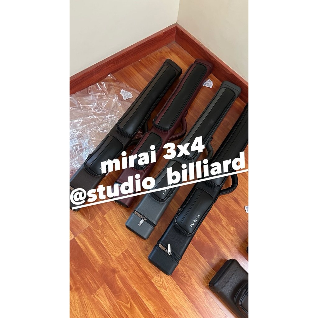 mirai 3x4 cue hard case