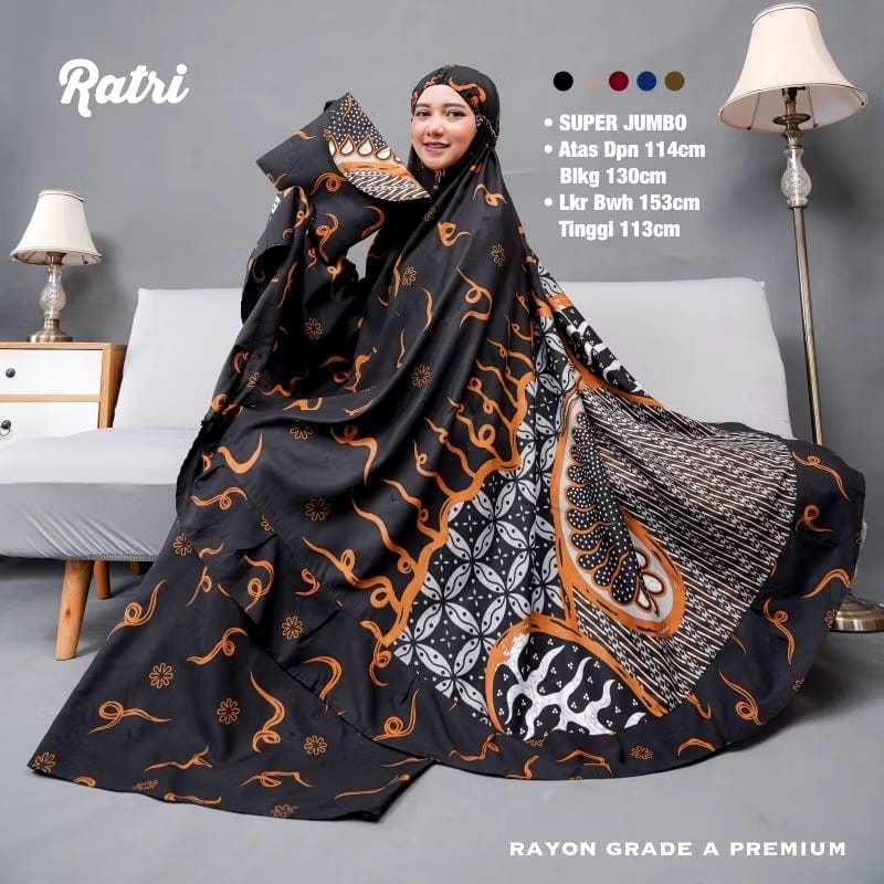 Mukena Batik Dewasa Rayon Premium Adem Cantik || Mukena Travel Batik Jumbo Rayon Premium Baru Murah