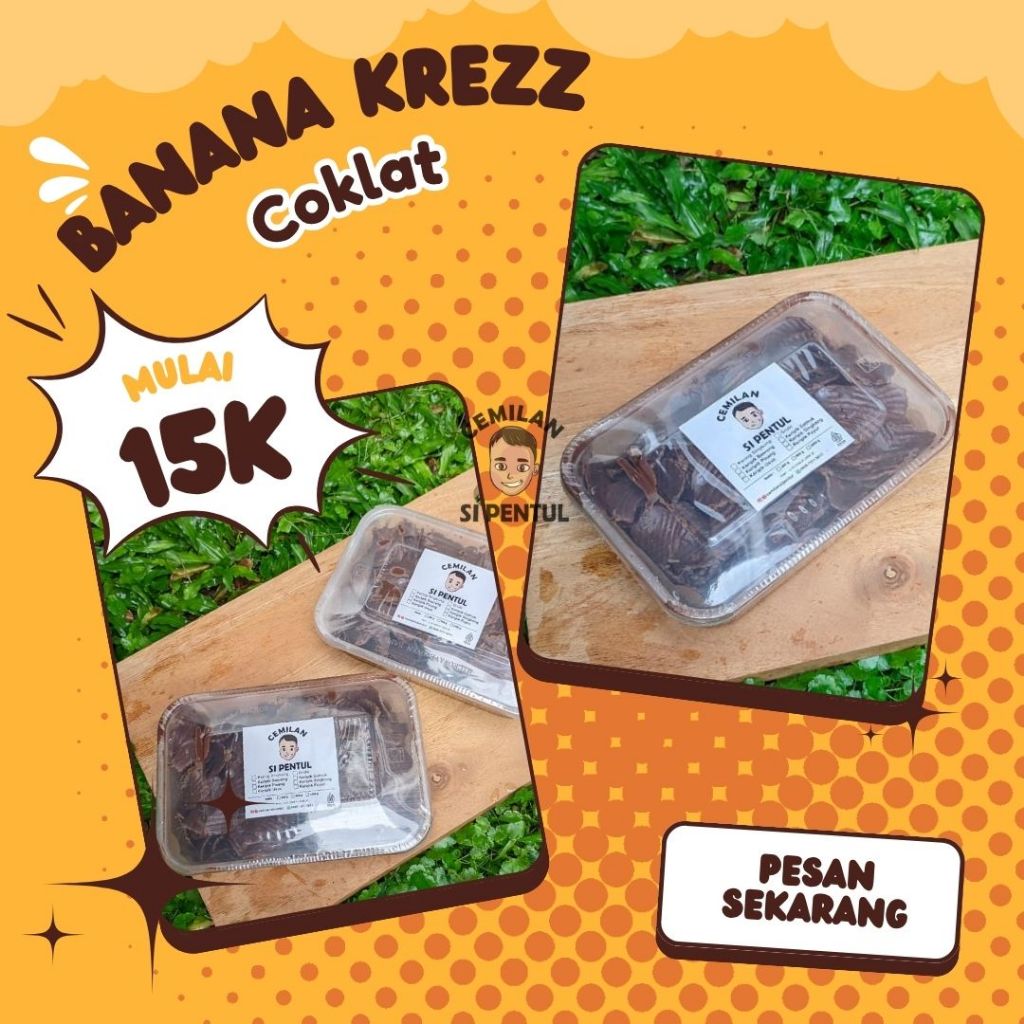 SI PENTUL PAKET OLEH-OLEH CAMILAN PREMIUM KERIPIK PISANG BANANA KREZZ RENYAH MURAH HARGA PABRIK