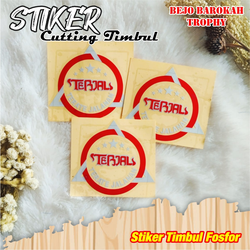 Stiker / Sticker Timbul / Terjal (Terate Jalanan) / TERATE / PSHT keren / SH / Perguruan Pencak Sila