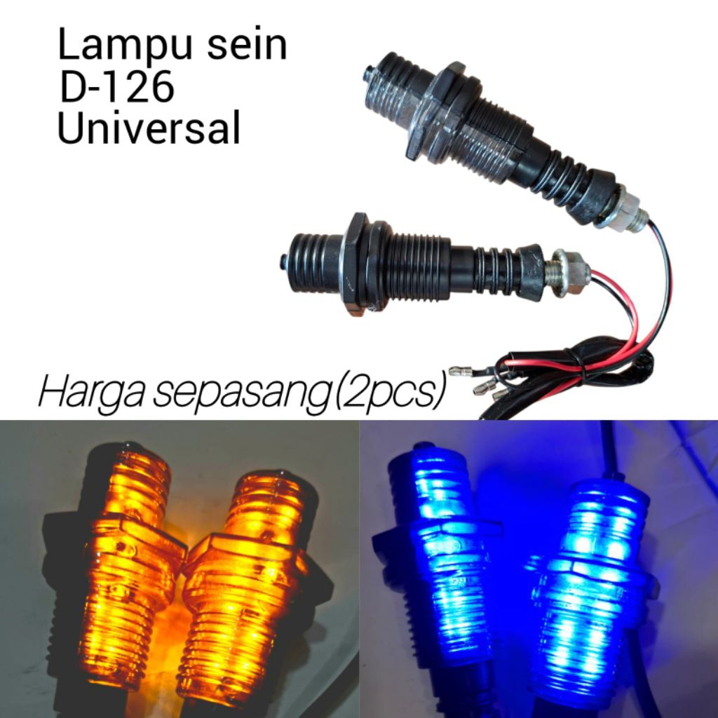 Lampu sein motor LED universal Vixion,ninja,cb,Vario,dll