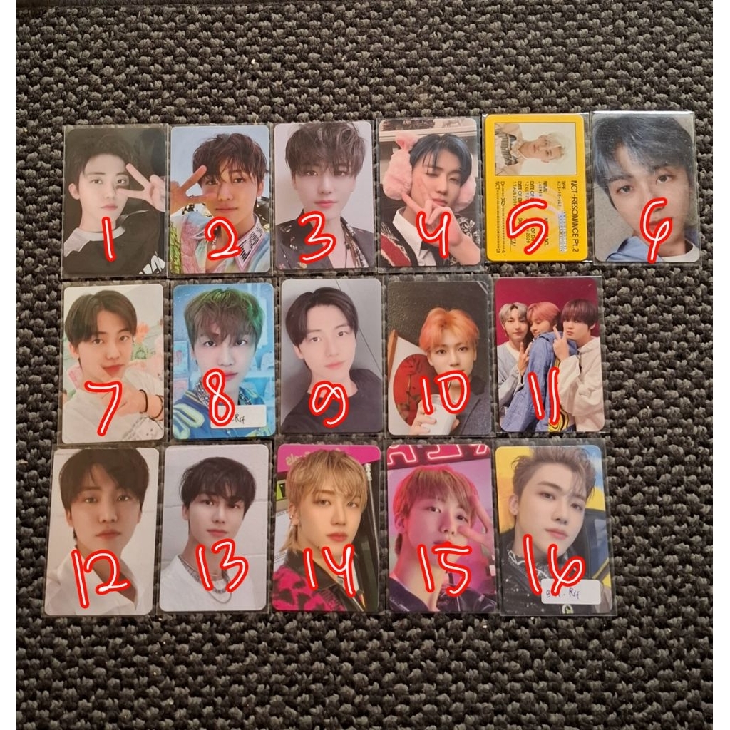 photocard jaemin murah nct dream fcmm v1 boring pink christmas xmas candylab yzy glimo luckydraw key