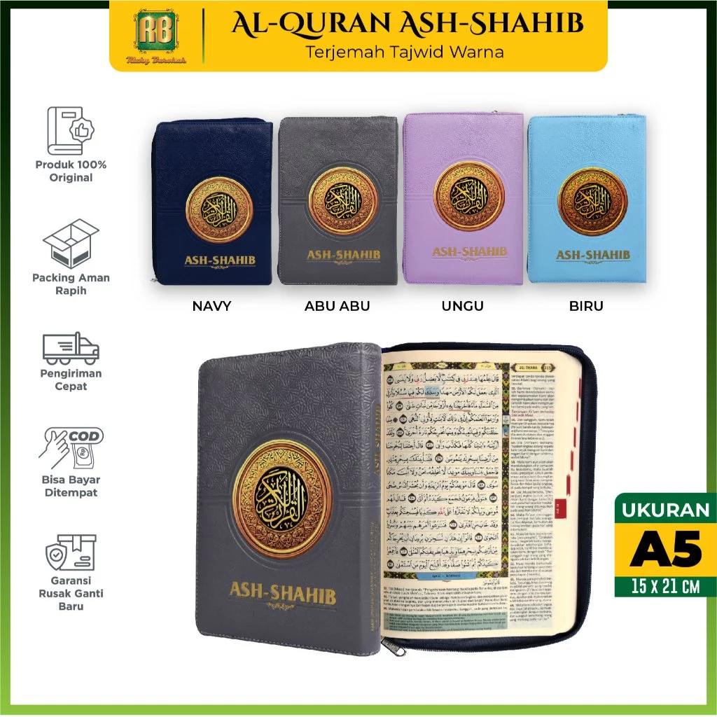 al quran Mushaf Ash Shahib RESLETING / SLETING ukuran A5 - Hilal Media