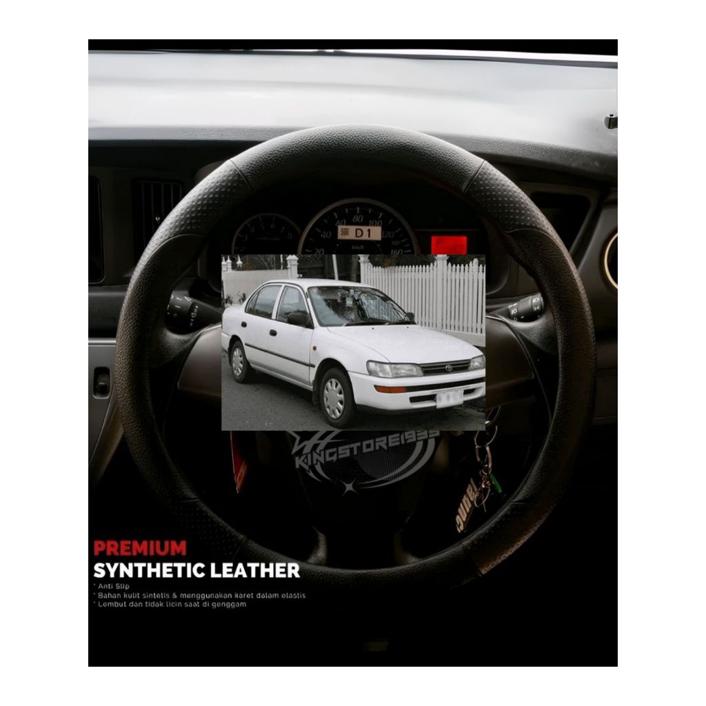 Sarung Stir Mobil / Universal  Toyota Corolla Great Sedan | Corolla 1.3 se 1922 Dll