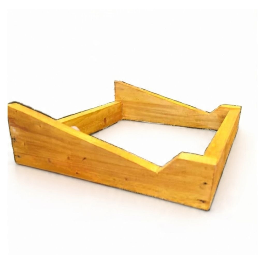 Dudukan nampan/baki display full kayu untuk donat ,kue,mochi,roti lebih exotic etalase jualan