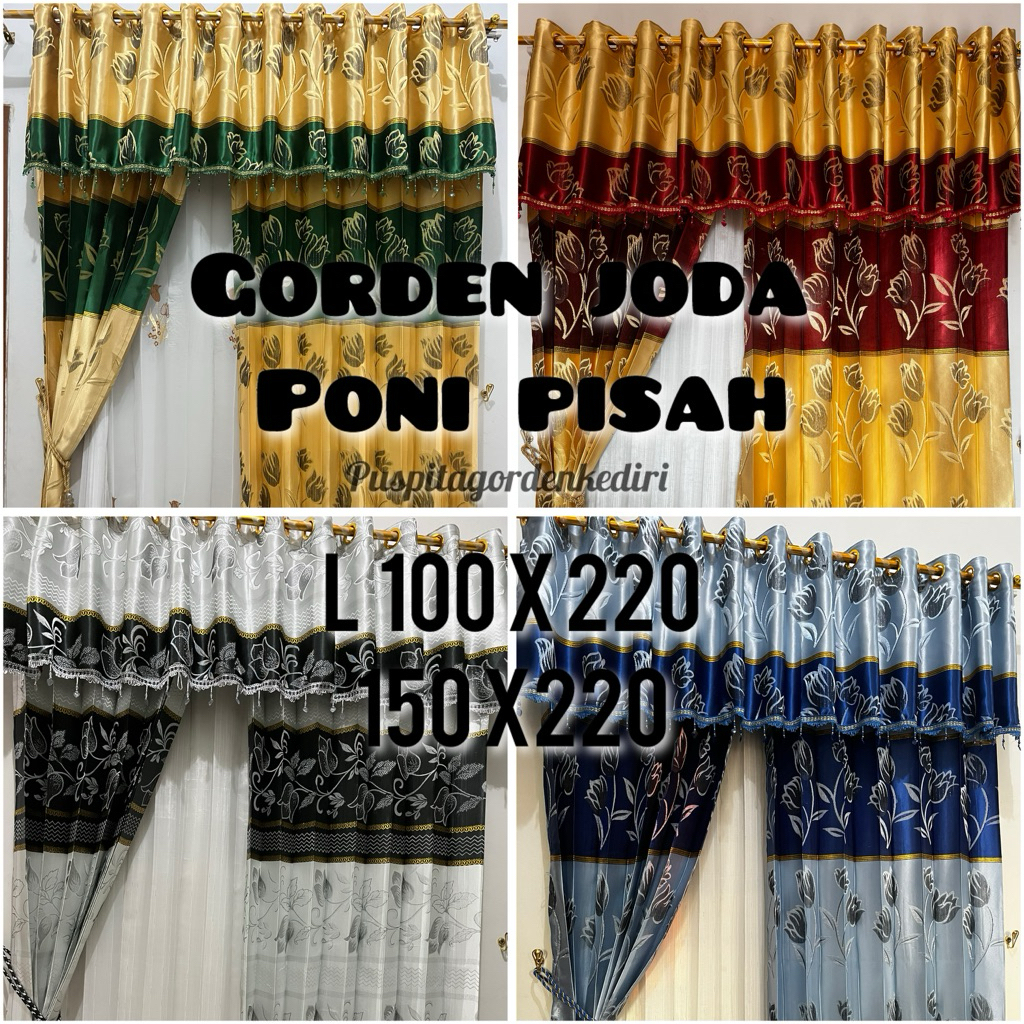Gorden prada/gorden pintu jendela/gordenruangtamu/hordeng/Jodha/prada