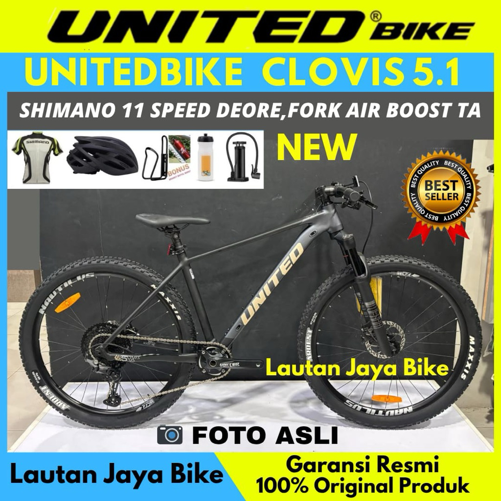 Sepeda Gunung MTB 27.5 UNITED CLOVIS 5.10 NEW