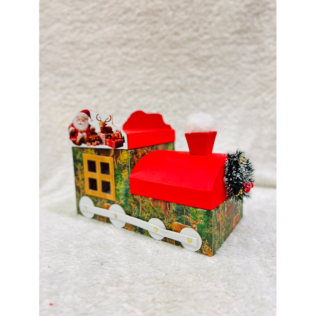 Kereta animasi / kereta natal / box natal / hampers natal