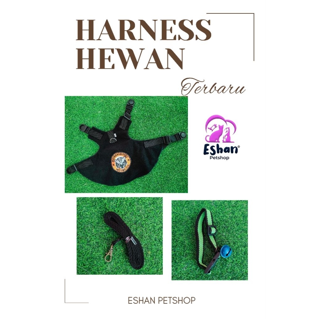 HARNESS ROMPI KUCING ANJING MUSANG OTTER UKURAN M