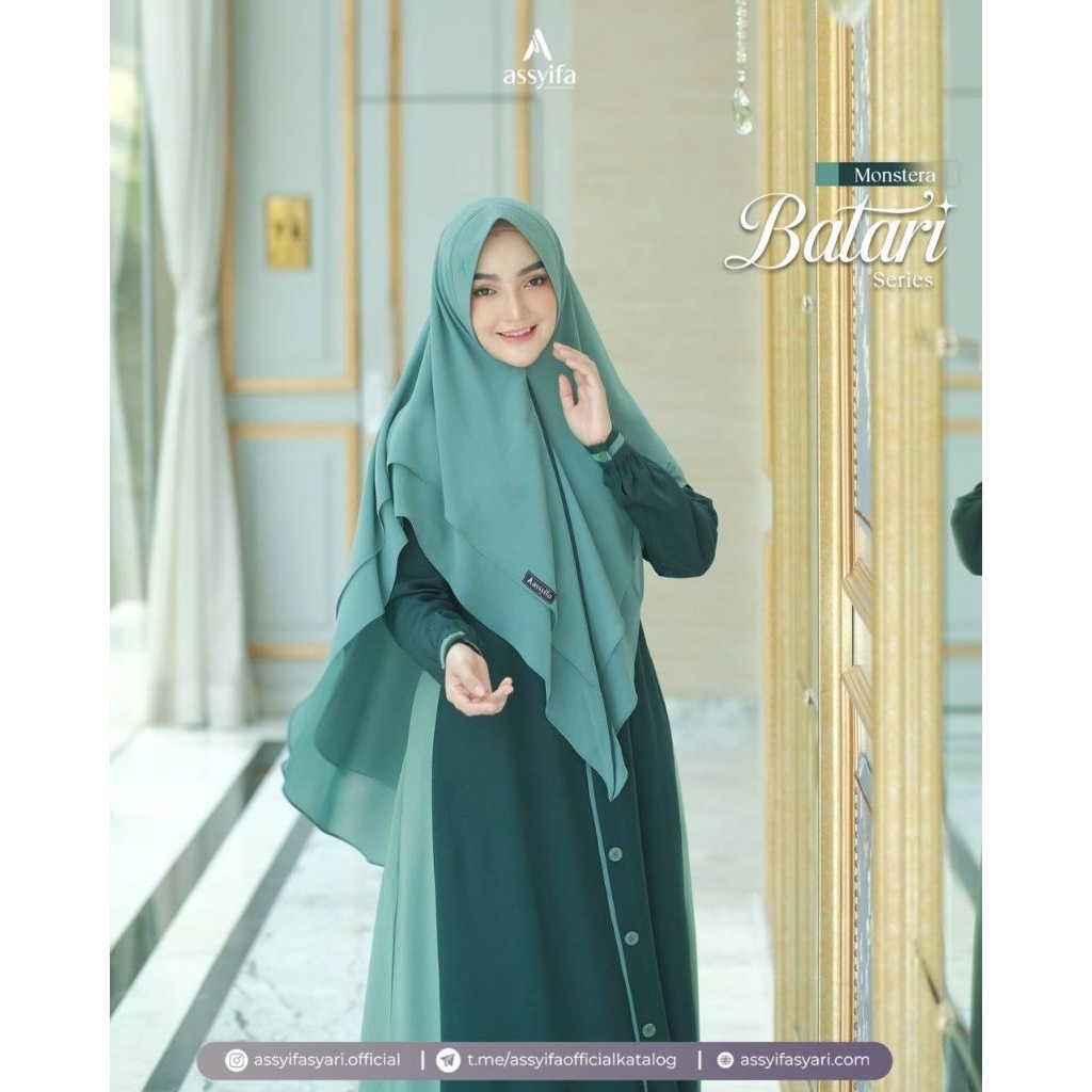 Gamis Batari Monstera by Assyifa
