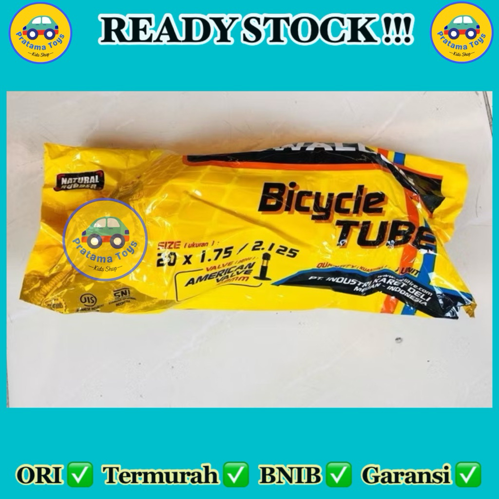 Ban Dalam Sepeda SWALLOW Ukuran 20 24 26 x 1.75 / 2.125 COP PANJANG Pentil Panjang