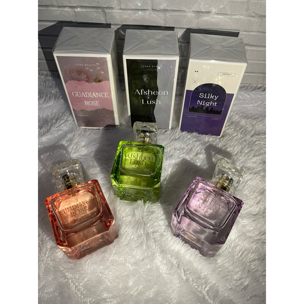 Oman parfum by luino beauty (guandiance rose, silky night, afsheen lush)