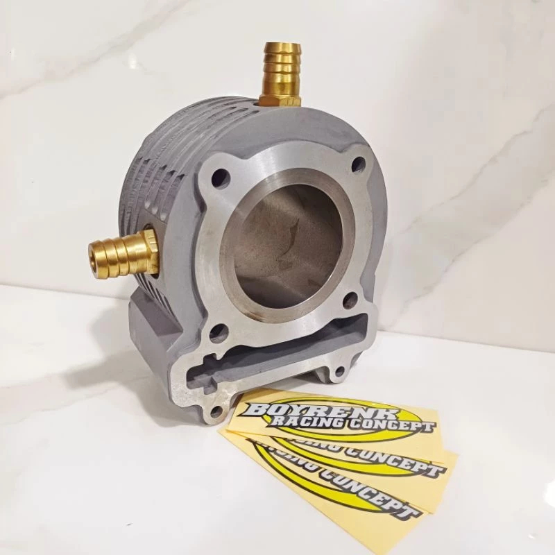 CYLINDER BLOK JUPITER MX/VIXION/MX KING BILLET BORING LUAR 68/70/72/74/75 RADIATOR ON- BOYRENK RACIN