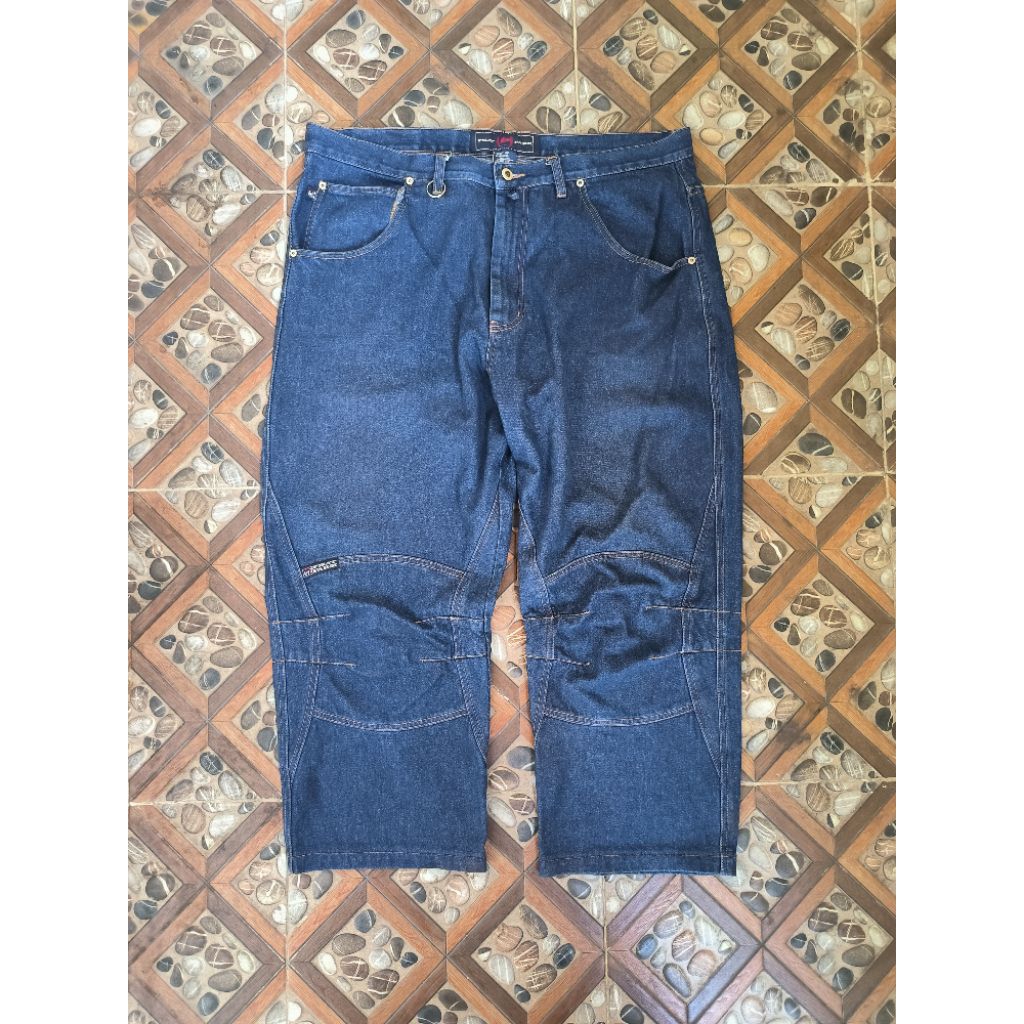 Y2K Vintage Phat Farm Baggy Jeans Double Knee Big Size 40