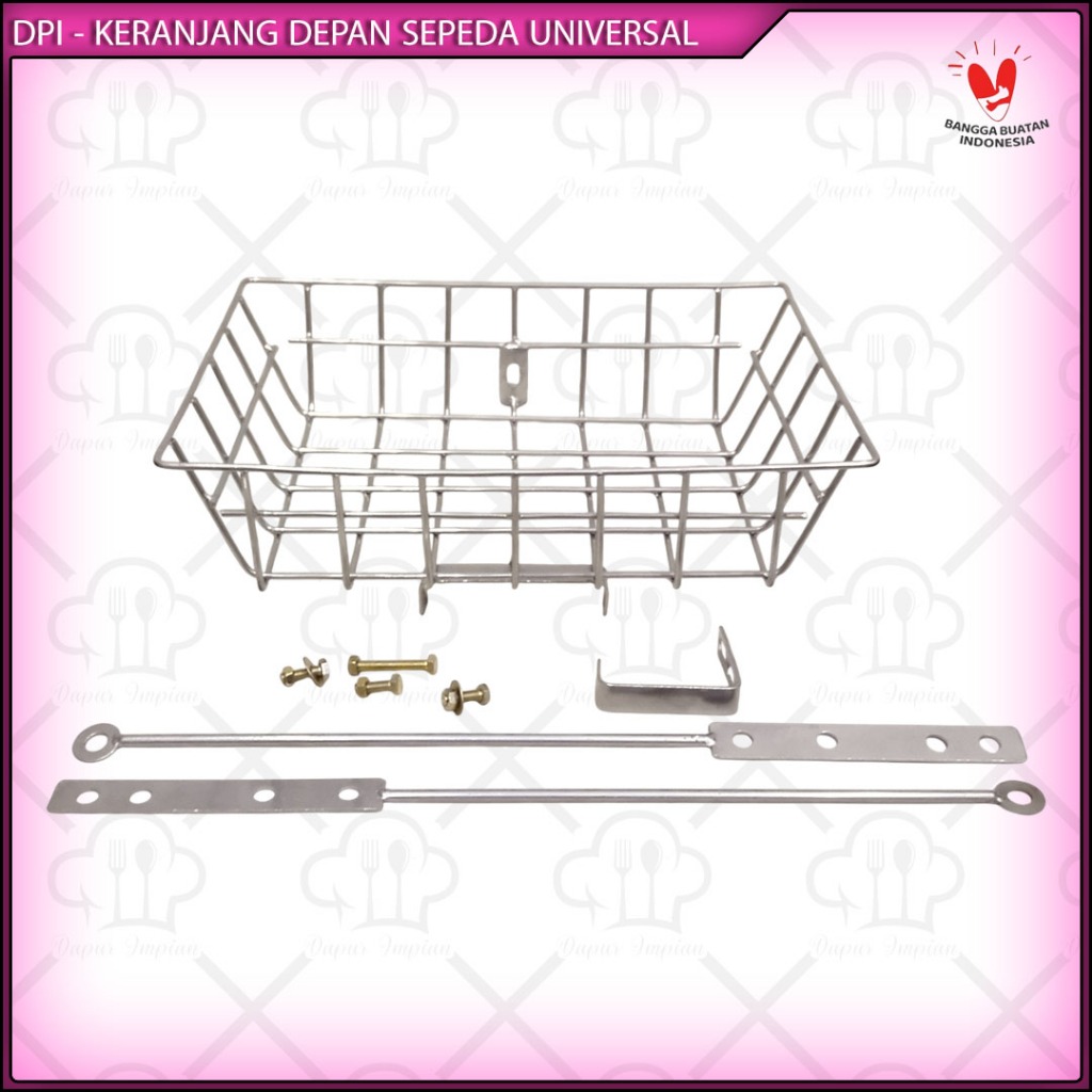 DPI - Keranjang Sepeda Depan Touring Keranjang Sepeda MTB Minion Selli Federal Keranjang Sepeda Univ
