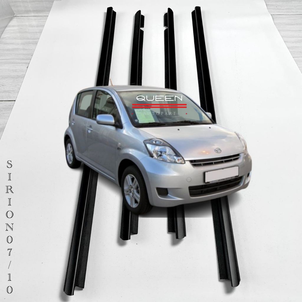 Pelipit Kaca Luar Daihatsu Sirion 2007-2010 Weather Strip Pelipit Pintu