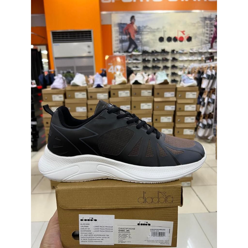 SEPATU DIADORA SALE ORIGINAL NEW BLACK SPORT STATION