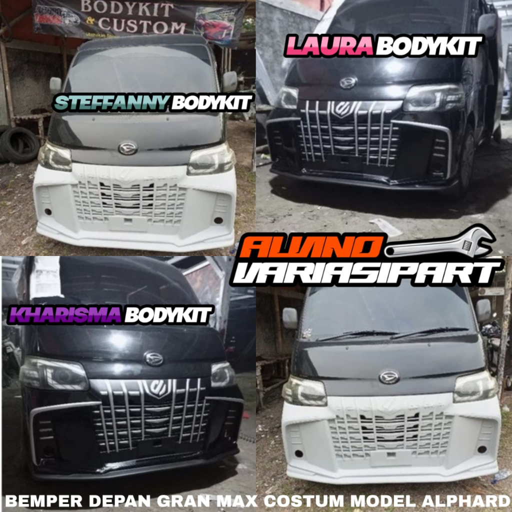 BUMPER DEPAN GRAN MAX COSTUM MODEL ALPHARD bemper grandmax custom allpard