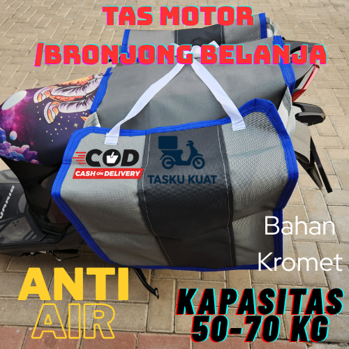 (COD) TAS OBROK BRONJONG KLOMET KANDEK BRONJONG MOTOR SRANDUL ANTI AIR KURIR BESAR SUPERJUMBO SALES 