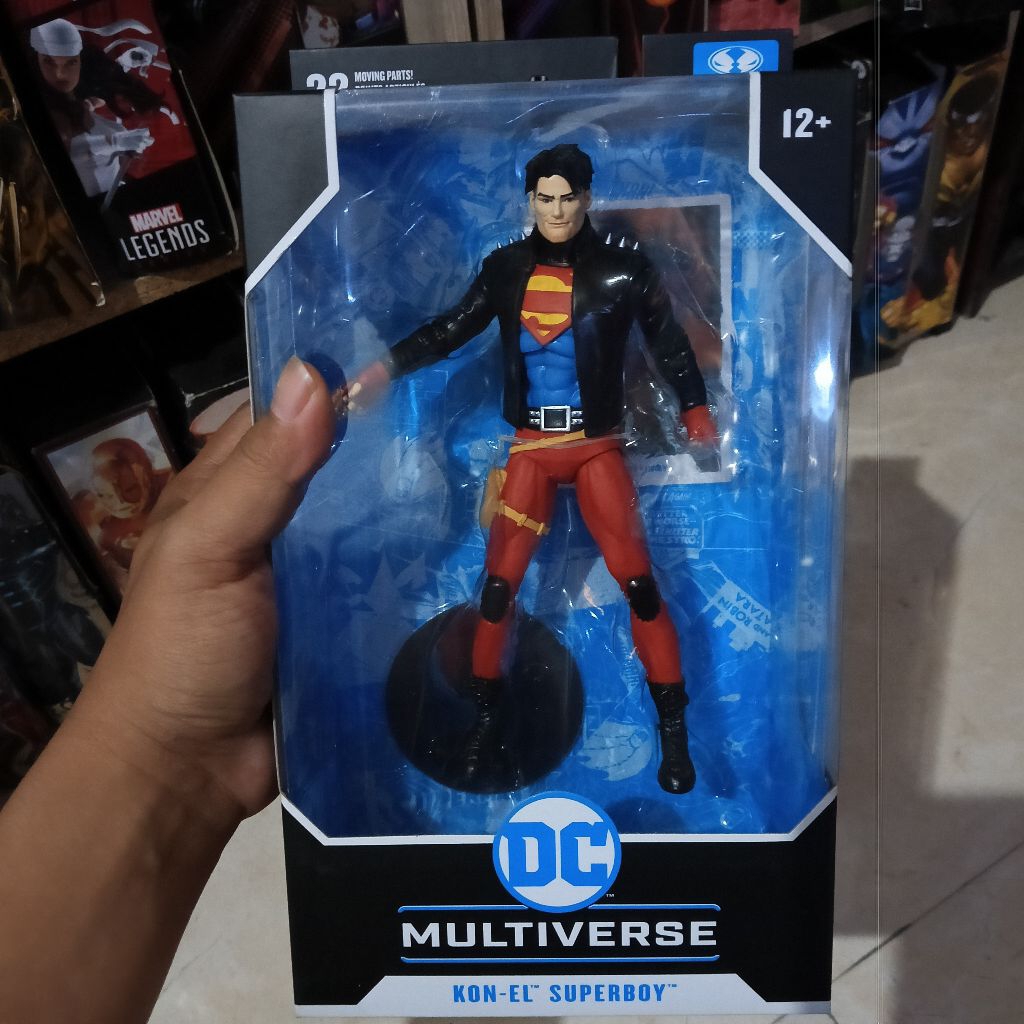 mcfarlane superboy super boy superman kon el mainan action figure