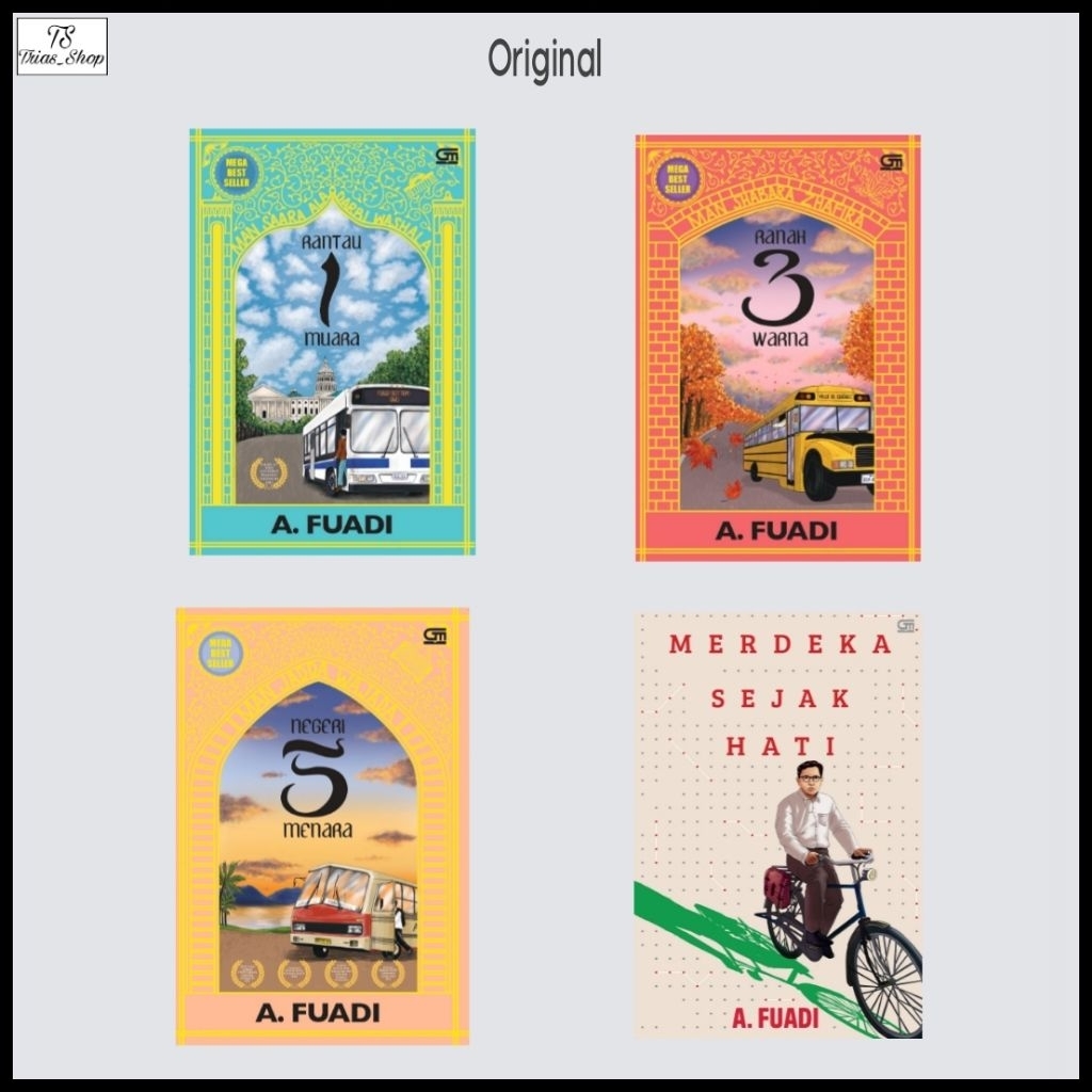 Buku Negeri 5 Menara Ranah 3 Warna Rantau 1 Muara Merdeka Sejak Hati By Ahmad Fuadi Penulis 5 Menara