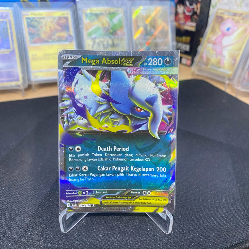 Mega Absol EX 086 /126 RR  TCG Pokemon Evolusi Mega Indonesia